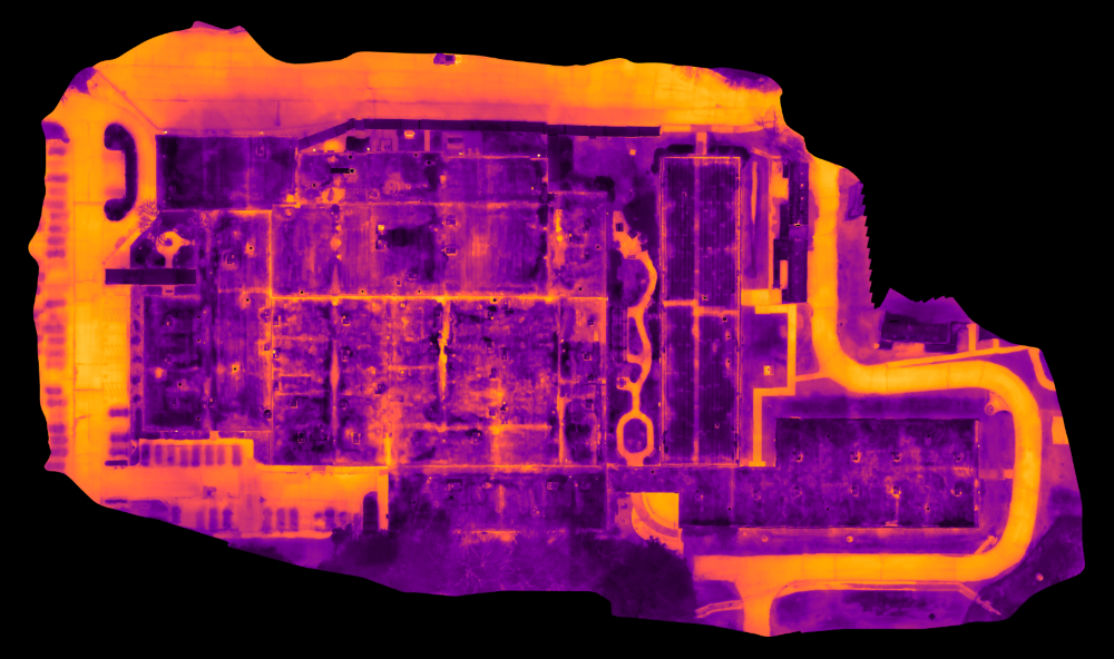 thermal scan of roof