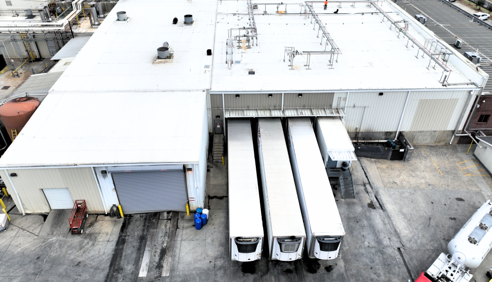industrial manufacturing roof